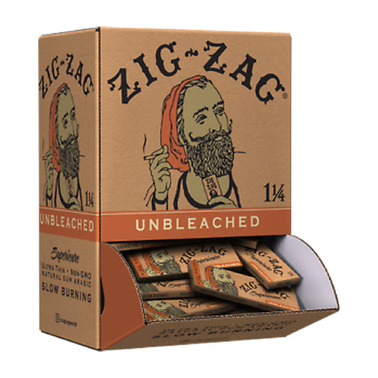 Zig Zag 1 1/4 Papers - Unbleached - 48ct