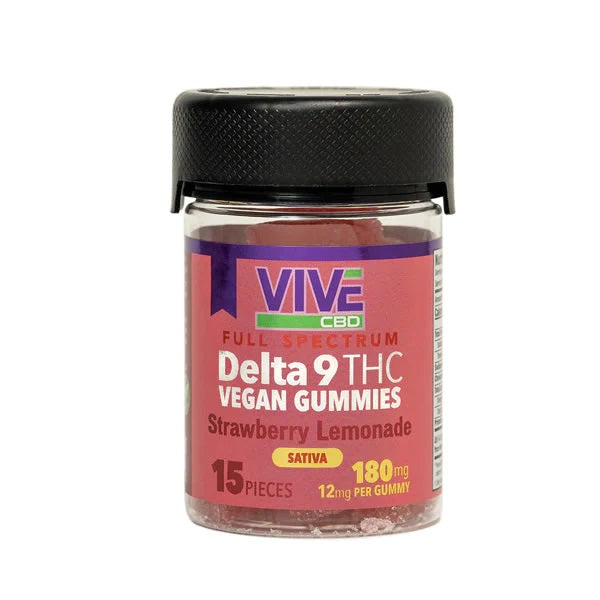 Vive CBD - D9 Gummies - Strawberry Lemonade