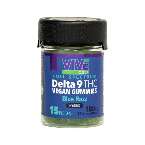 Vive CBD - D9 Gummies - Blue Razz