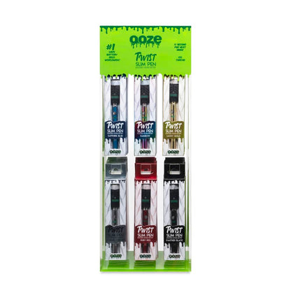 Ooze Slim Twist Battery Display - 48ct