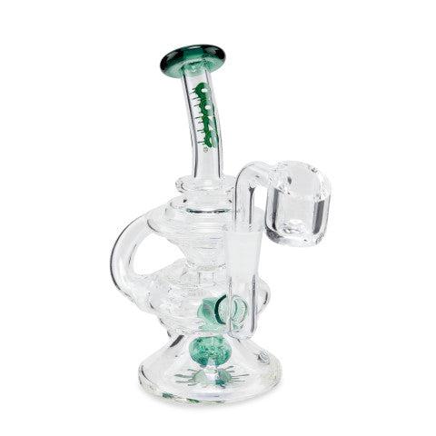 Ooze Mini Dab Rig - Rip Tide - Ocean Green