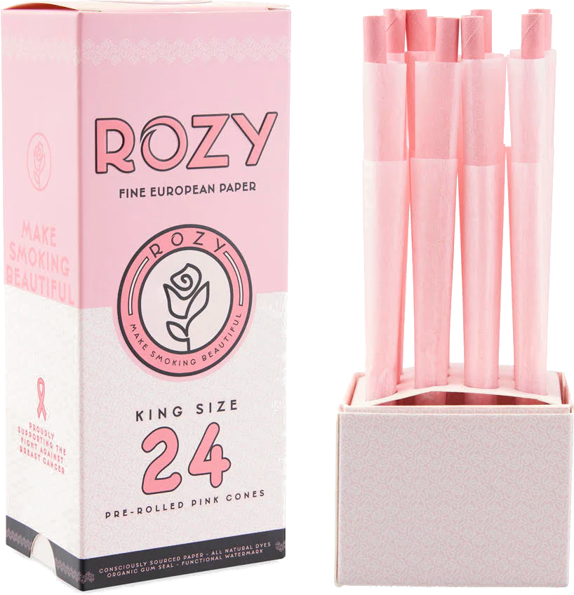 Rozy Pink Cones - King - 24ct