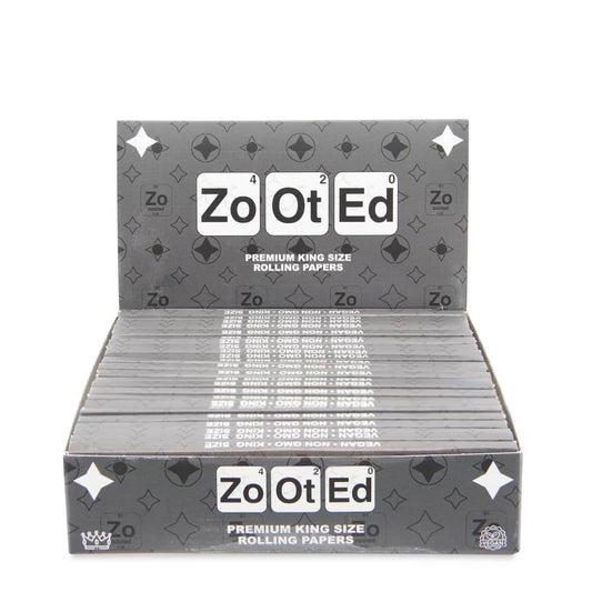 Zooted Brandz King Natural Rolling Paper - 24 CT